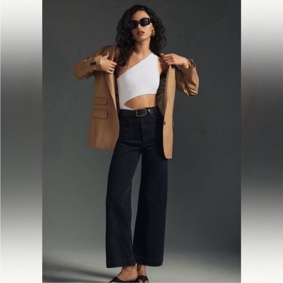 Anthropologie Dark Wide Leg Jeans - Picture 3 of 16